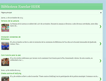 Tablet Screenshot of bibliotecahhr.blogspot.com