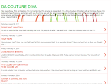 Tablet Screenshot of dacouturediva.blogspot.com