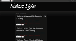 Desktop Screenshot of fashionstyles786.blogspot.com