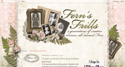 Desktop Screenshot of fernsfrills.blogspot.com