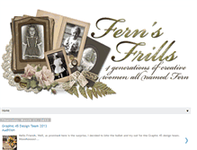 Tablet Screenshot of fernsfrills.blogspot.com