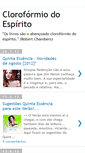 Mobile Screenshot of cloroformio-do-espirito.blogspot.com