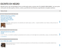 Tablet Screenshot of escritoennegro.blogspot.com