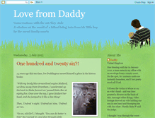 Tablet Screenshot of lovefromdaddy.blogspot.com