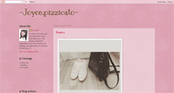 Desktop Screenshot of joycepizzicato.blogspot.com