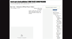 Desktop Screenshot of howtogetabookpublisheds.blogspot.com