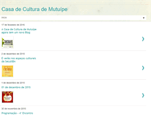 Tablet Screenshot of casadeculturademutuipe.blogspot.com