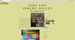 Desktop Screenshot of nikiandjeremyjolleyfamily.blogspot.com