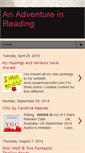 Mobile Screenshot of anadventureinreading.blogspot.com