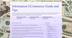 Desktop Screenshot of ecommerce-guide-tips.blogspot.com