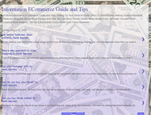 Tablet Screenshot of ecommerce-guide-tips.blogspot.com