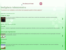 Tablet Screenshot of inteligenciaadministrativa.blogspot.com