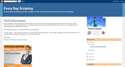 Desktop Screenshot of everydayscripting.blogspot.com
