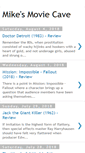 Mobile Screenshot of mikesmoviecave.blogspot.com