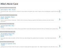 Tablet Screenshot of mikesmoviecave.blogspot.com