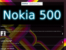 Tablet Screenshot of nokia-500.blogspot.com