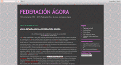 Desktop Screenshot of federacionagora.blogspot.com
