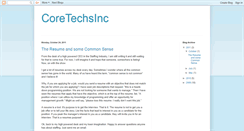 Desktop Screenshot of coretechsinc.blogspot.com