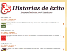 Tablet Screenshot of 365historiasdeexito.blogspot.com