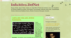 Desktop Screenshot of infoativodefnet.blogspot.com