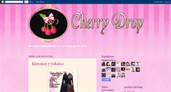 Desktop Screenshot of boutiquecherrydrop.blogspot.com