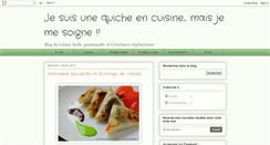 Desktop Screenshot of jesuisunequicheencuisine.blogspot.com