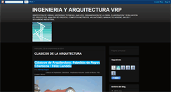 Desktop Screenshot of ingenieriayarquitecturavrp.blogspot.com