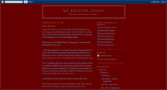 Desktop Screenshot of myprecisetools.blogspot.com