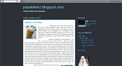 Desktop Screenshot of papabikerz.blogspot.com