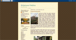 Desktop Screenshot of hojarascaonirica.blogspot.com