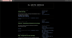 Desktop Screenshot of gritoiberico.blogspot.com