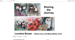 Desktop Screenshot of lorrainebrownwatercolours.blogspot.com