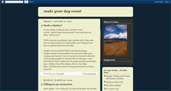 Desktop Screenshot of makeyourdaycount.blogspot.com