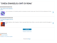 Tablet Screenshot of chiesavangelicaroma.blogspot.com