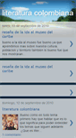 Mobile Screenshot of literaturacolombiana-rogers.blogspot.com