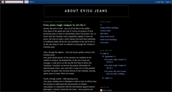 Desktop Screenshot of evisujeans23.blogspot.com