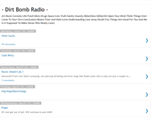 Tablet Screenshot of dirtbombradio.blogspot.com