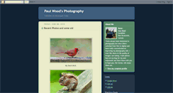 Desktop Screenshot of paulwoodphotos.blogspot.com