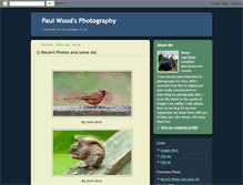 Tablet Screenshot of paulwoodphotos.blogspot.com