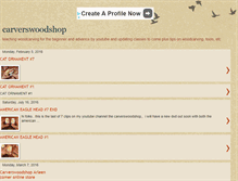 Tablet Screenshot of carverswoodshop.blogspot.com