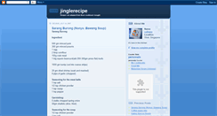 Desktop Screenshot of jinglerecipe.blogspot.com
