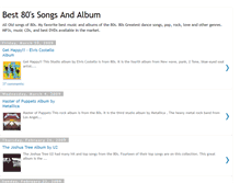 Tablet Screenshot of best-80s-songs.blogspot.com