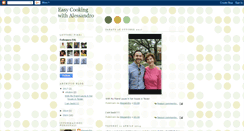 Desktop Screenshot of easycookingwithalessandro.blogspot.com