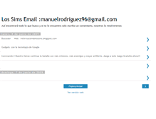 Tablet Screenshot of informaciondelossims.blogspot.com