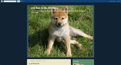 Desktop Screenshot of liferunbymyshibainu.blogspot.com