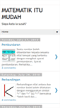 Mobile Screenshot of matematikitumudah.blogspot.com
