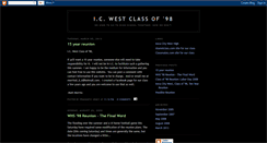 Desktop Screenshot of icwest98.blogspot.com