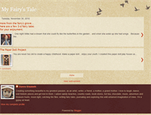 Tablet Screenshot of myfairystale.blogspot.com