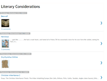 Tablet Screenshot of literaryconsiderations.blogspot.com