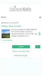 Mobile Screenshot of grainedememere.blogspot.com